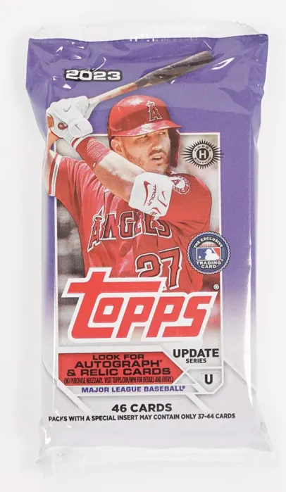 2023 Topps Update Series Baseball Hobby Jumbo Box 10 Packs Per Box, 46 Cards Per Pack