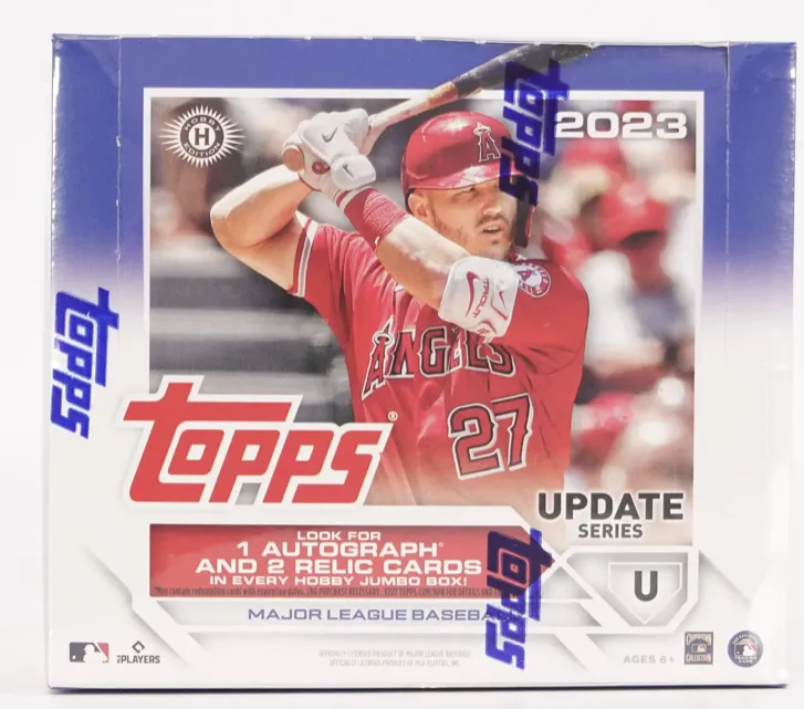 2023 Topps Update Series Baseball Hobby Jumbo Box 10 Packs Per Box, 46 Cards Per Pack