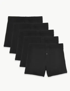 5 Pack Cotton Trunks