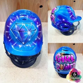 Airbrush Diamond Design (Full Helmet)