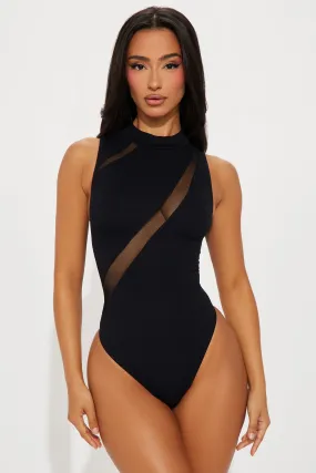 Amanza Seamless Bodysuit - Black