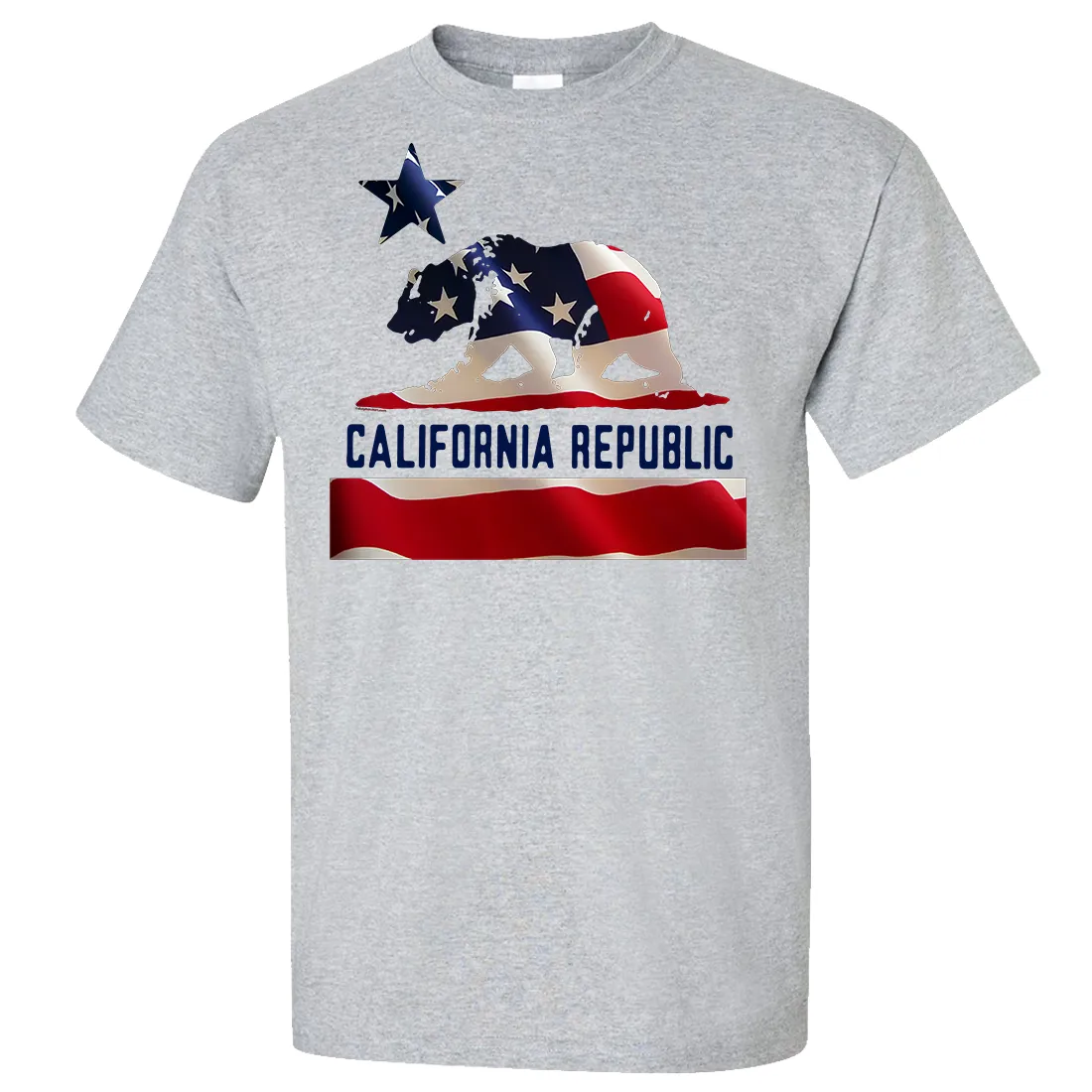 American Bear Flag Asst Colors T-shirt/tee