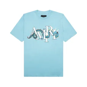 Amiri Lunar New Year Dragon Tee Sky Blue