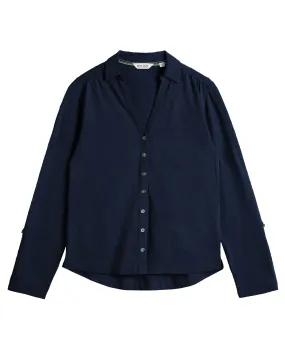 Annie Textured Shirt - French Navy