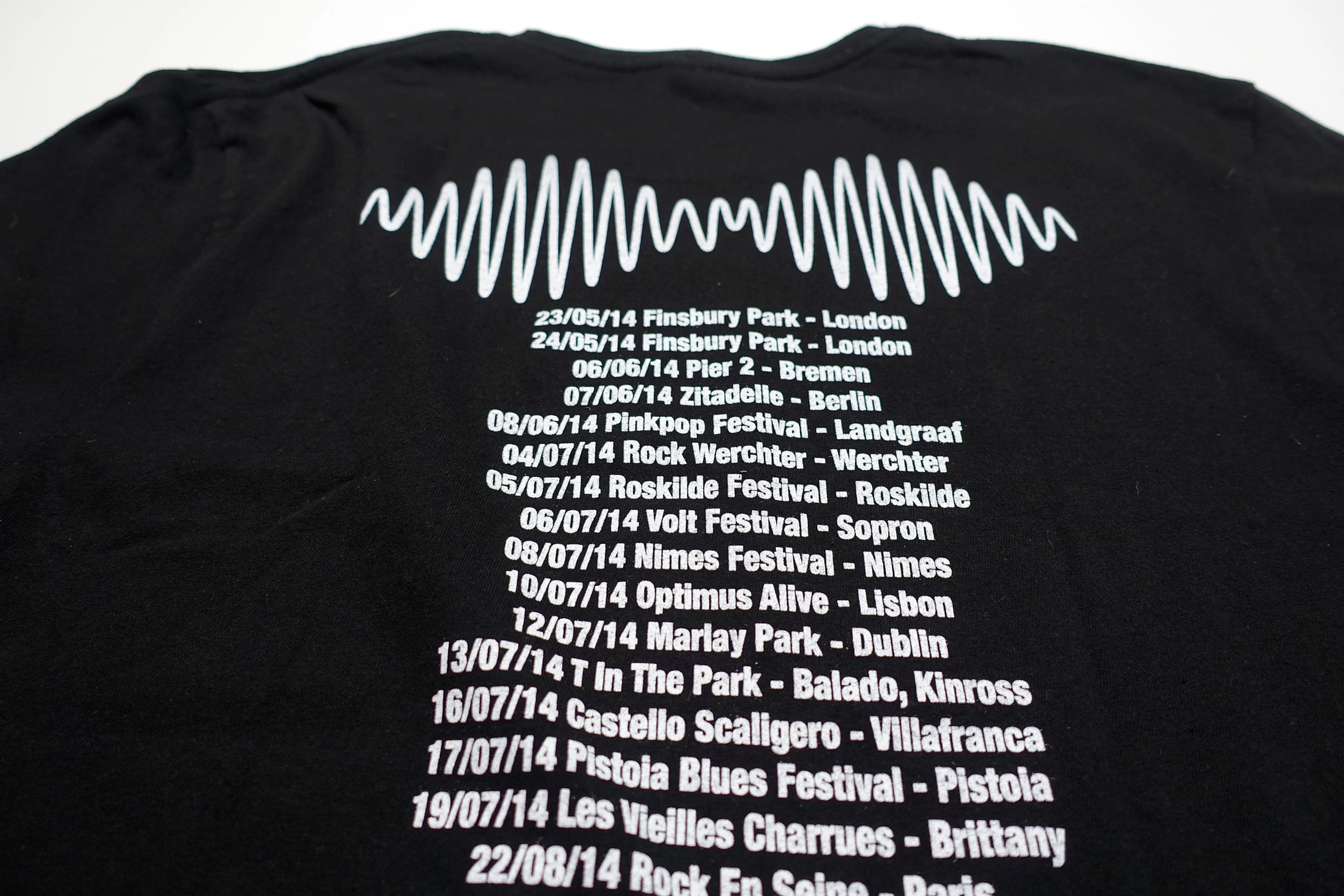 Arctic Monkeys - A.M. UK 2014 Tour Shirt Size XL