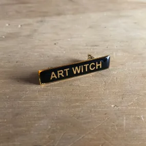 “ART WITCH” LAPEL BADGE