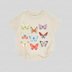 Baby Summer Butterfly Romper