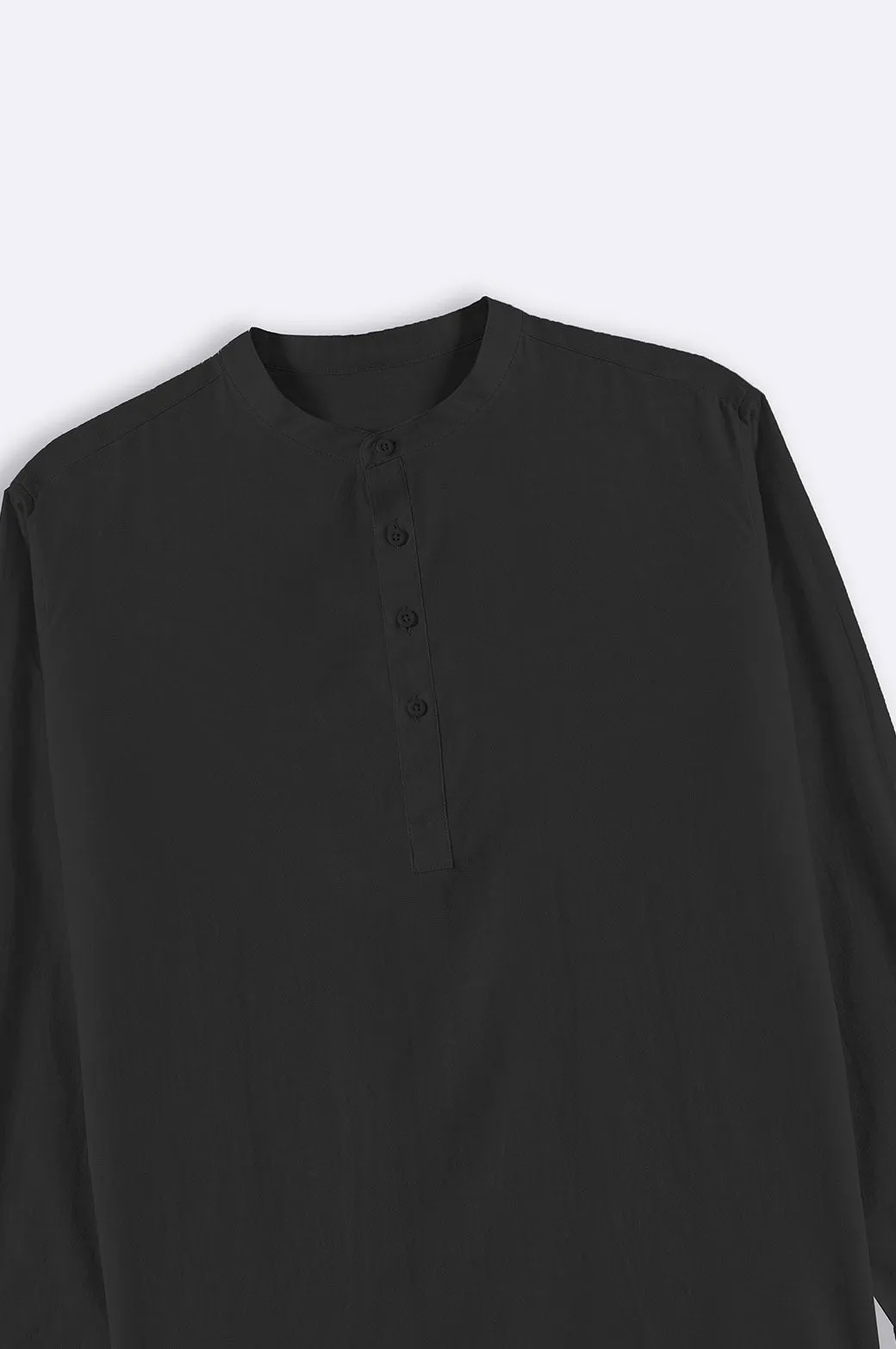 BAND COLLAR SHIRT