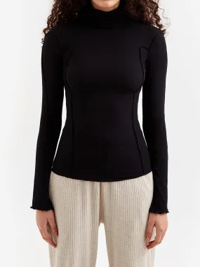 Baserange Omato Turtle Neck - Black