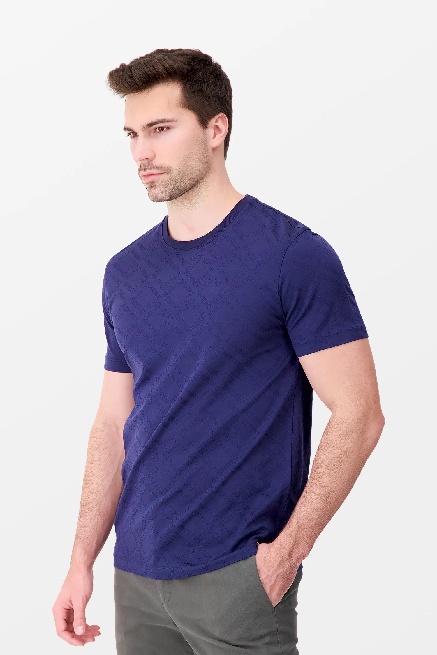 Billionaire Dark Blue SS Statement T-Shirt