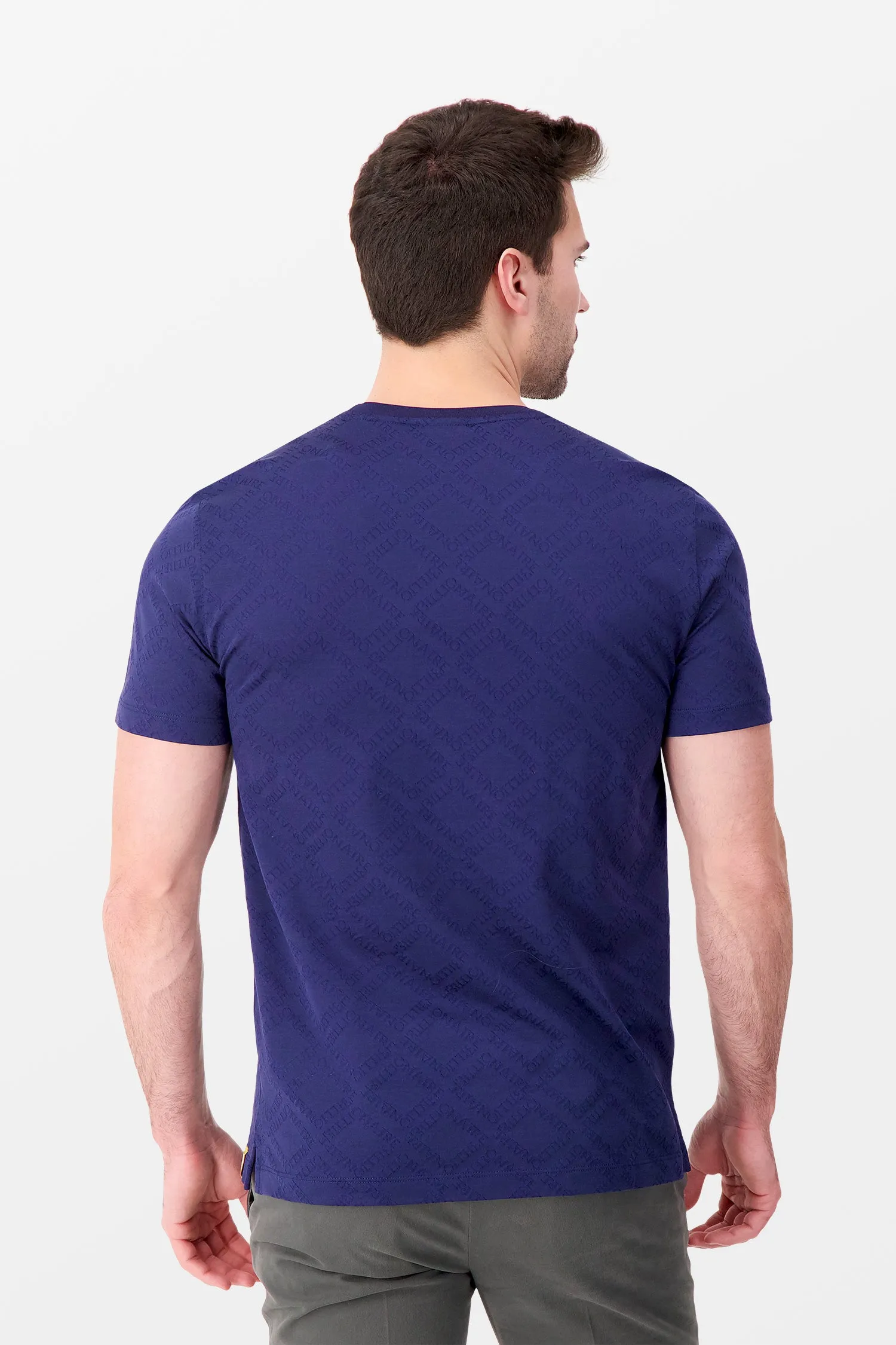 Billionaire Dark Blue SS Statement T-Shirt