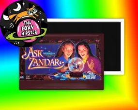 Board Game Ask Zandar Fridge Magnet