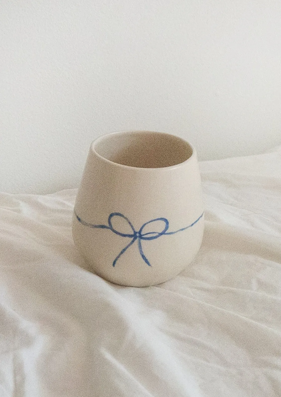 Bow Ceramic Wine Cup