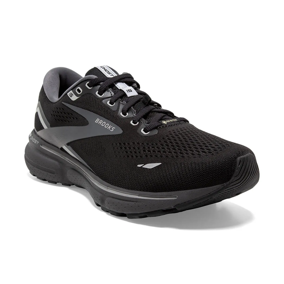 Brooks Ghost 15 GTX Womens | Black/blackened Pearl/alloy