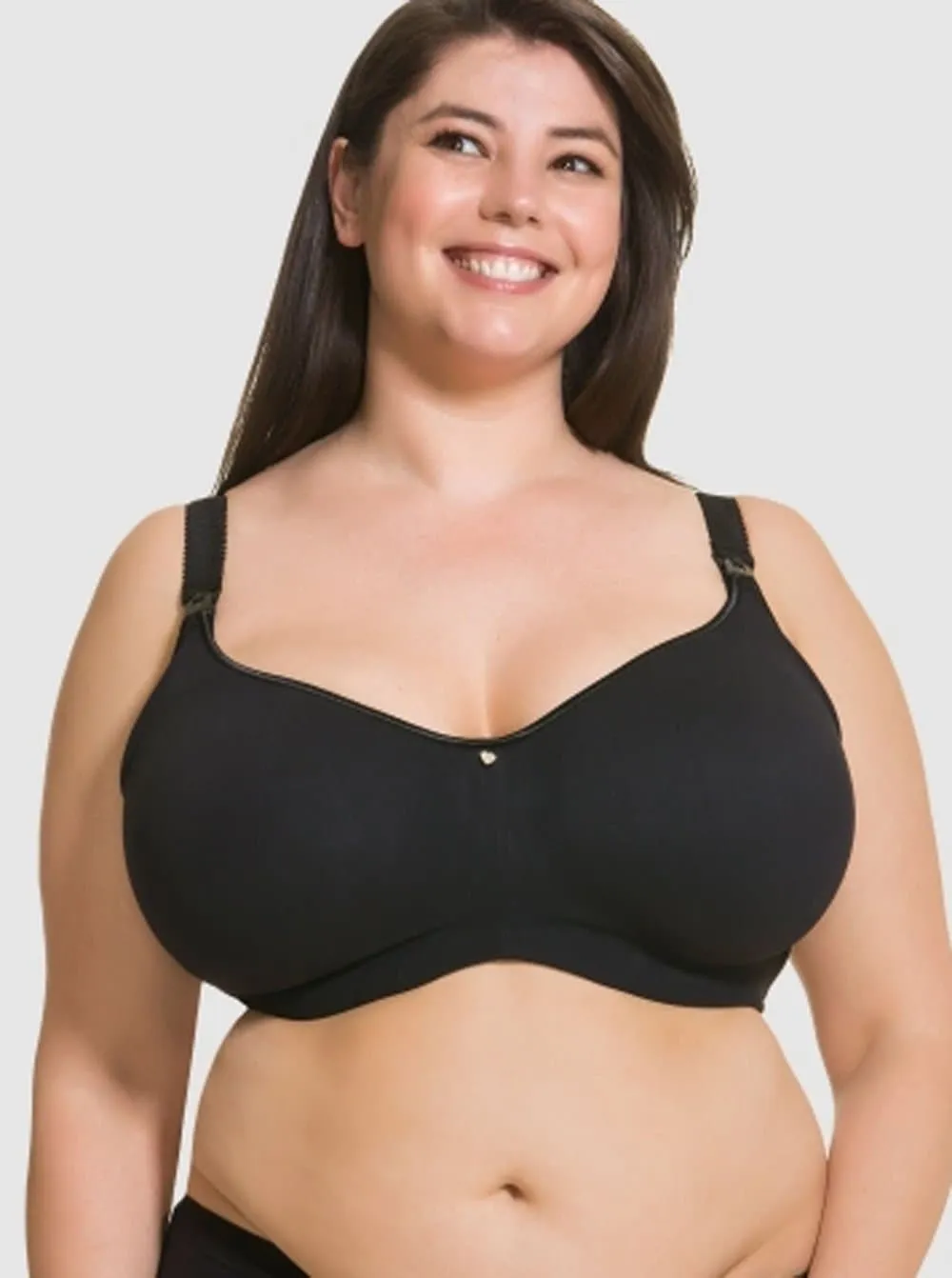 Cake Maternity Croissant Flexi Wire Nursing Bra - Black