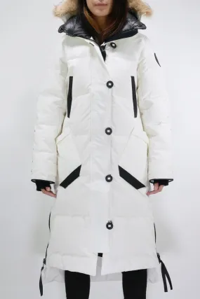 Canada Goose Womens *Parka Aldridge Black Label - North Star White