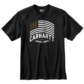 Carhartt Men's Relaxed Fit Midweight Short Sleeve Flag Graphic Tee