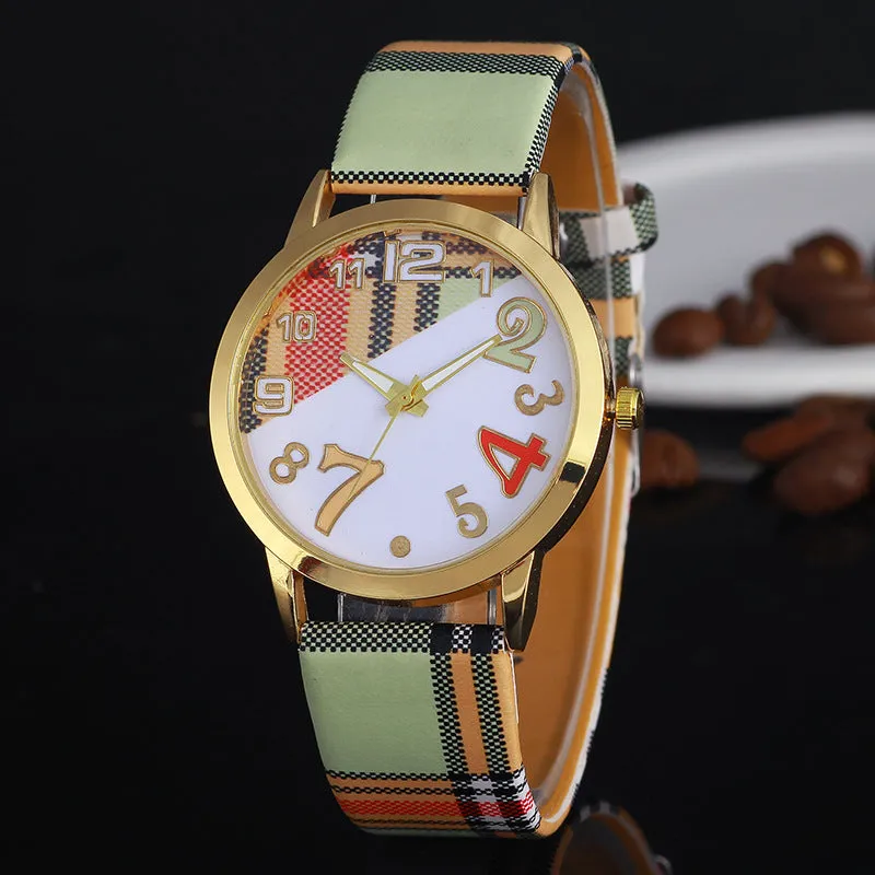 Casual Women's Quartz Wrist watches Leather Women's Bracelet