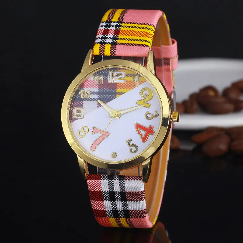 Casual Women's Quartz Wrist watches Leather Women's Bracelet