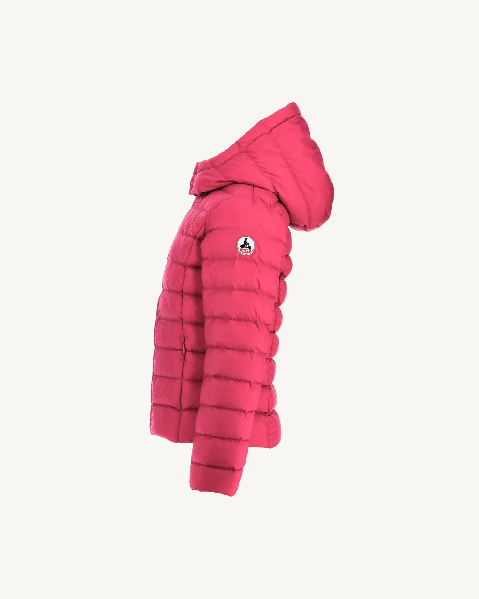 Cherry pink Opale 2.0 kid's Grand Froid hooded puffer jacket