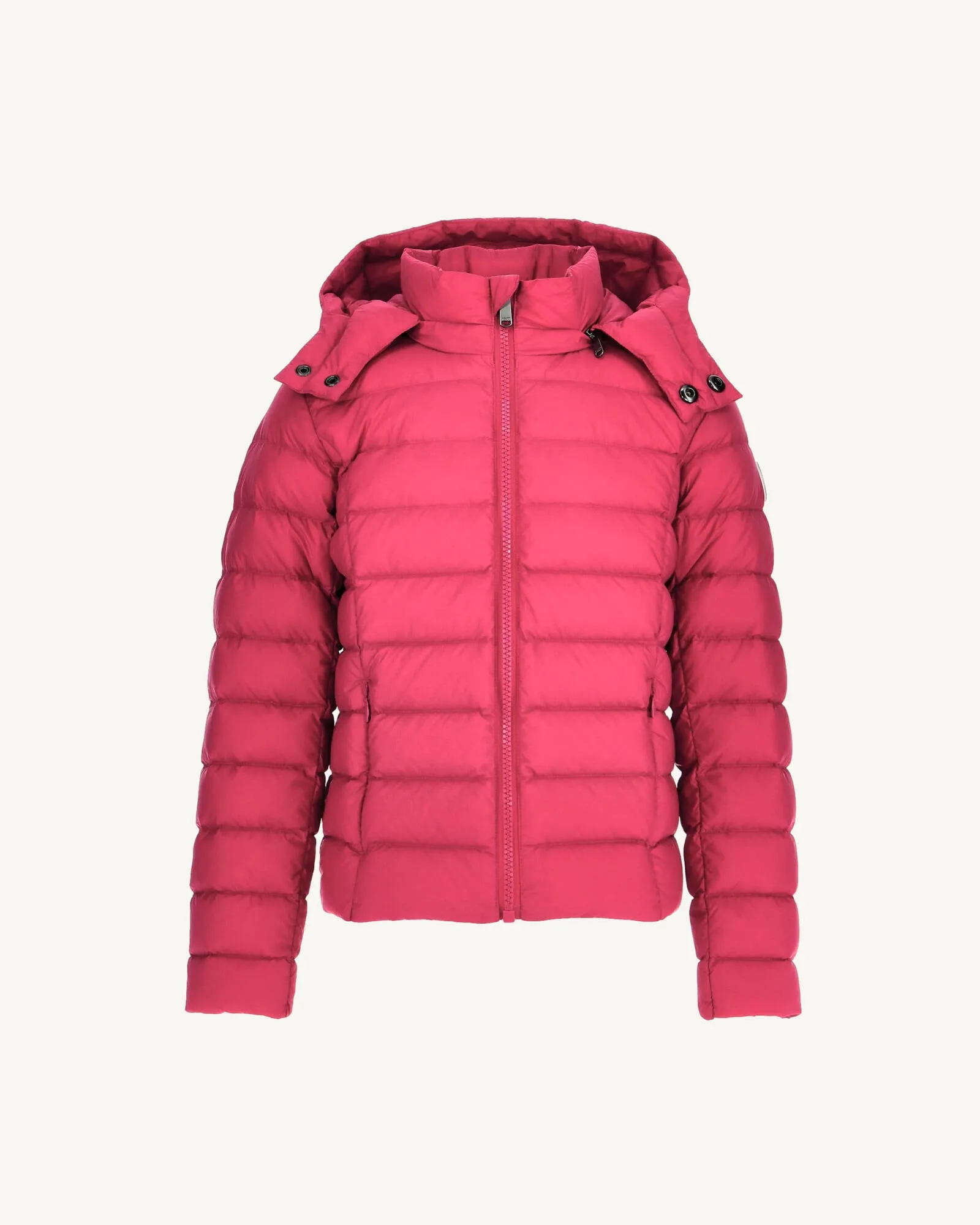 Cherry pink Opale 2.0 kid's Grand Froid hooded puffer jacket