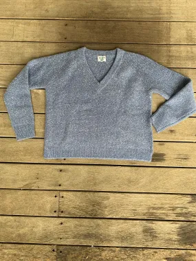 Cherry Sweater - Ocean Blue