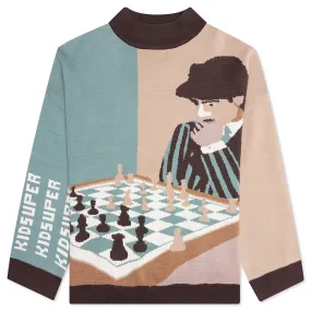 Chess Sweater - Multi