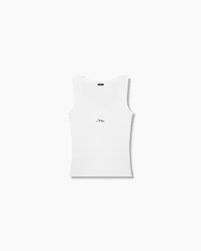 Cotton Rib Tank Top Women - Ceramic