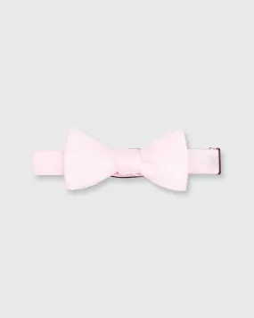 Cotton Woven Bow Tie in Light Pink Melange