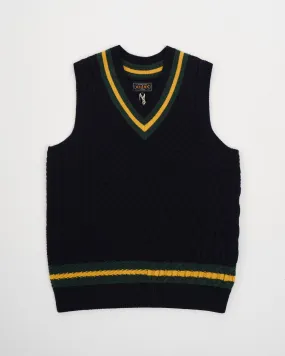 Cricket Vest Patchwork Like Navy