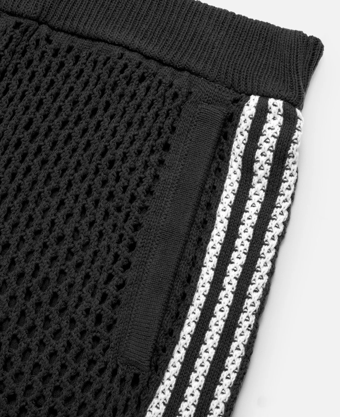 Crochet Shorts by Edison Chen (Charcoal)