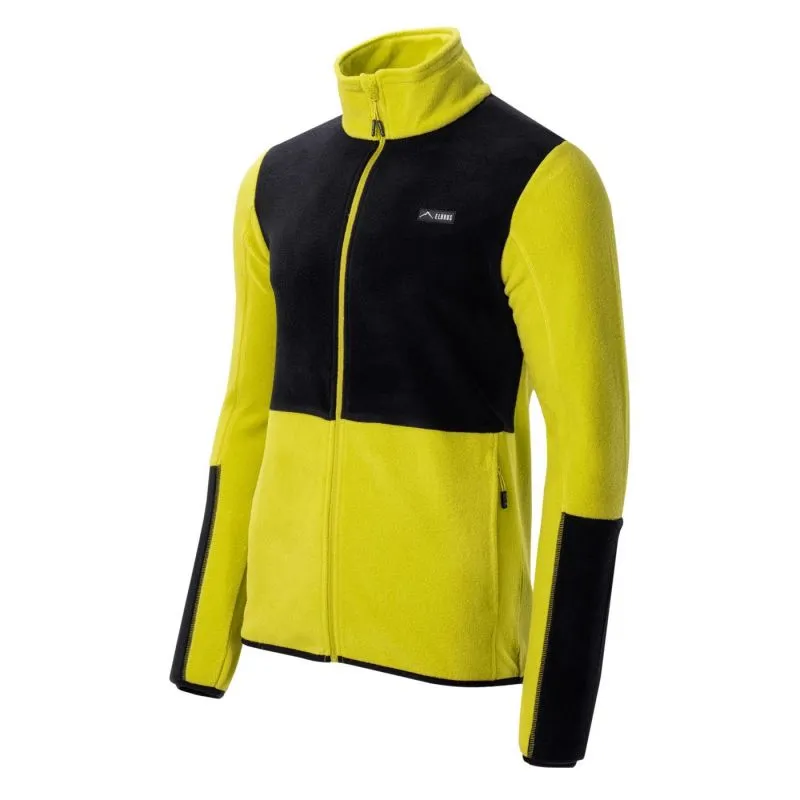 Elbrus Polartec Mens Sweatshirt - Black/Yellow