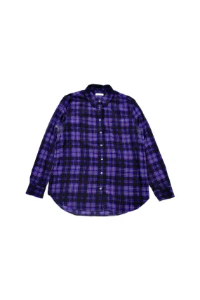 Equipment Femme - 100% Silk Plaid Shirt