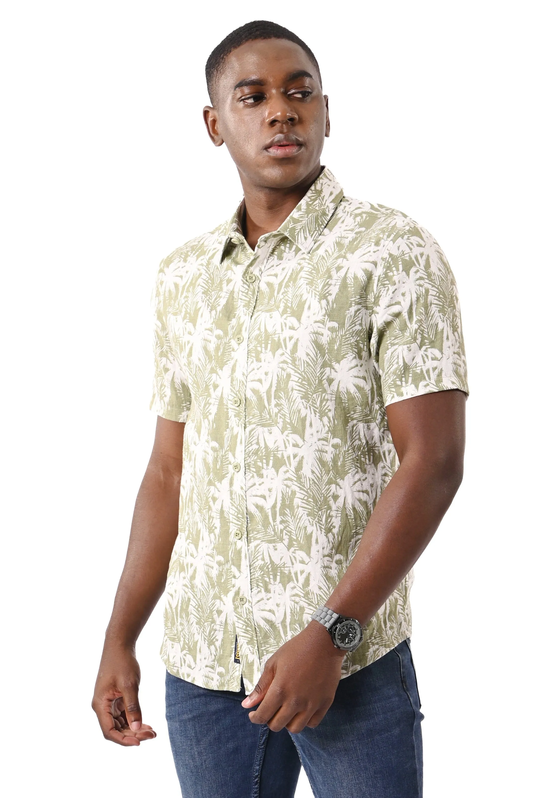 EXHAUST SHORT SLEEVE SHIRT [SLIM FIT] 1524