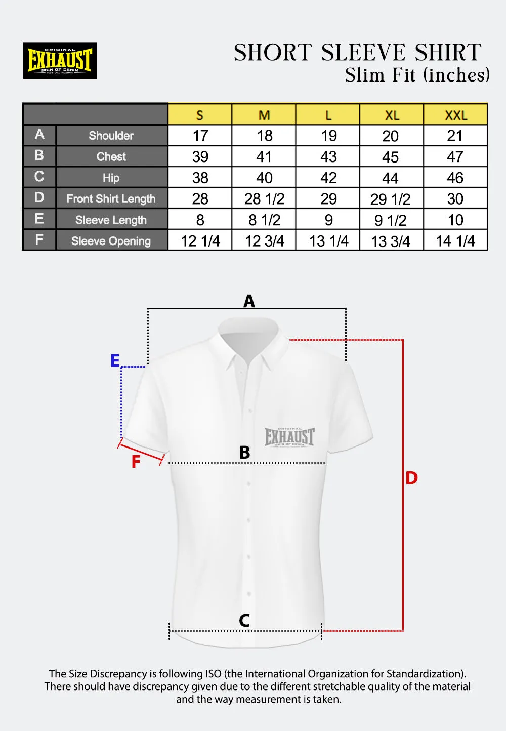 EXHAUST SHORT SLEEVE SHIRT [SLIM FIT] 1524