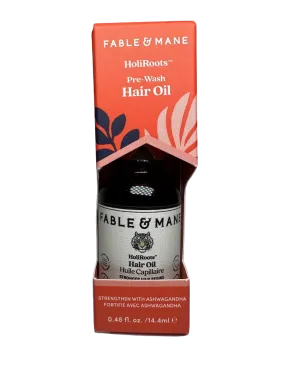 fable & mane Holiroots Pre-wash Hair Oil 14.4ml