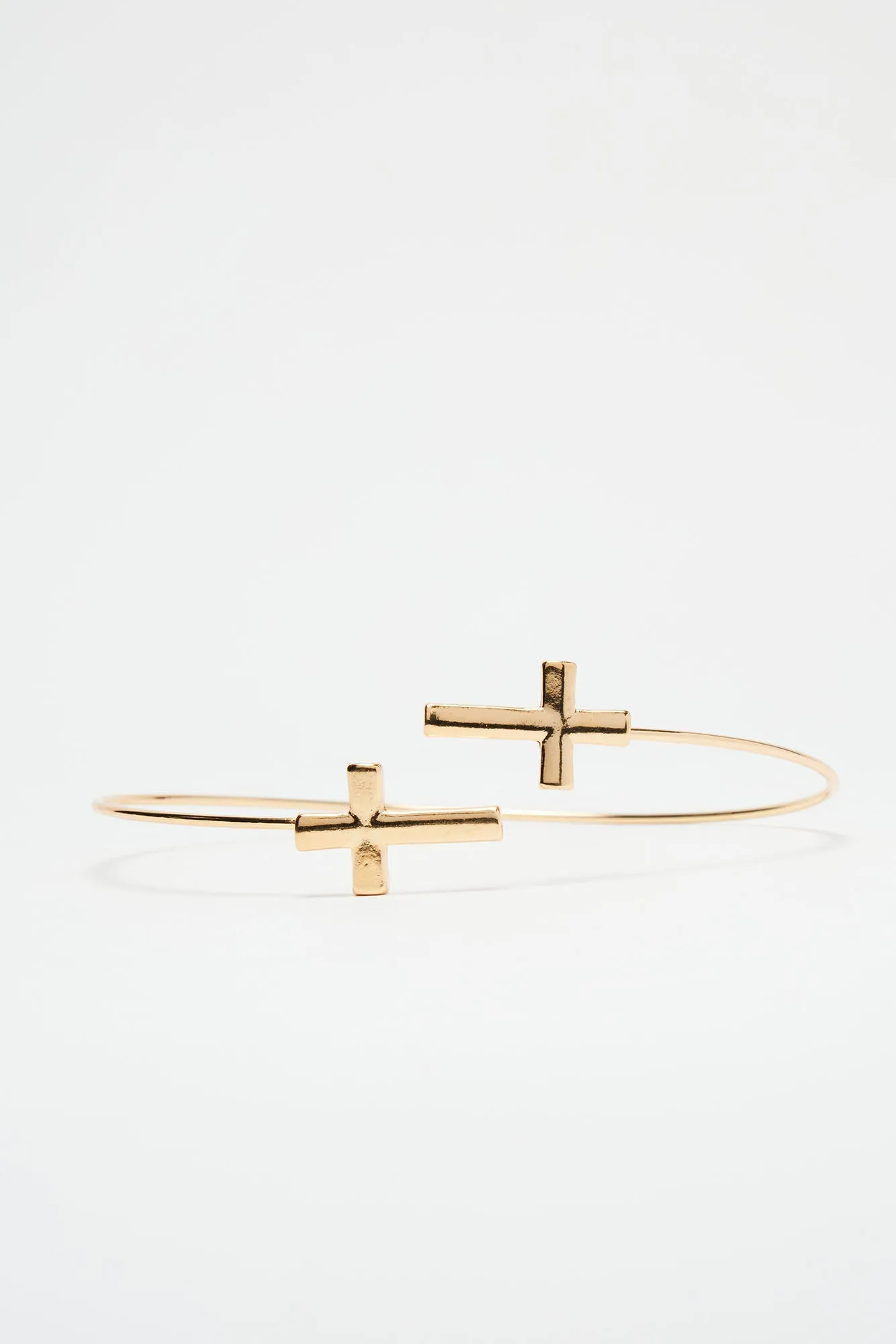 Faith Around Me Arm Cuff - Gold