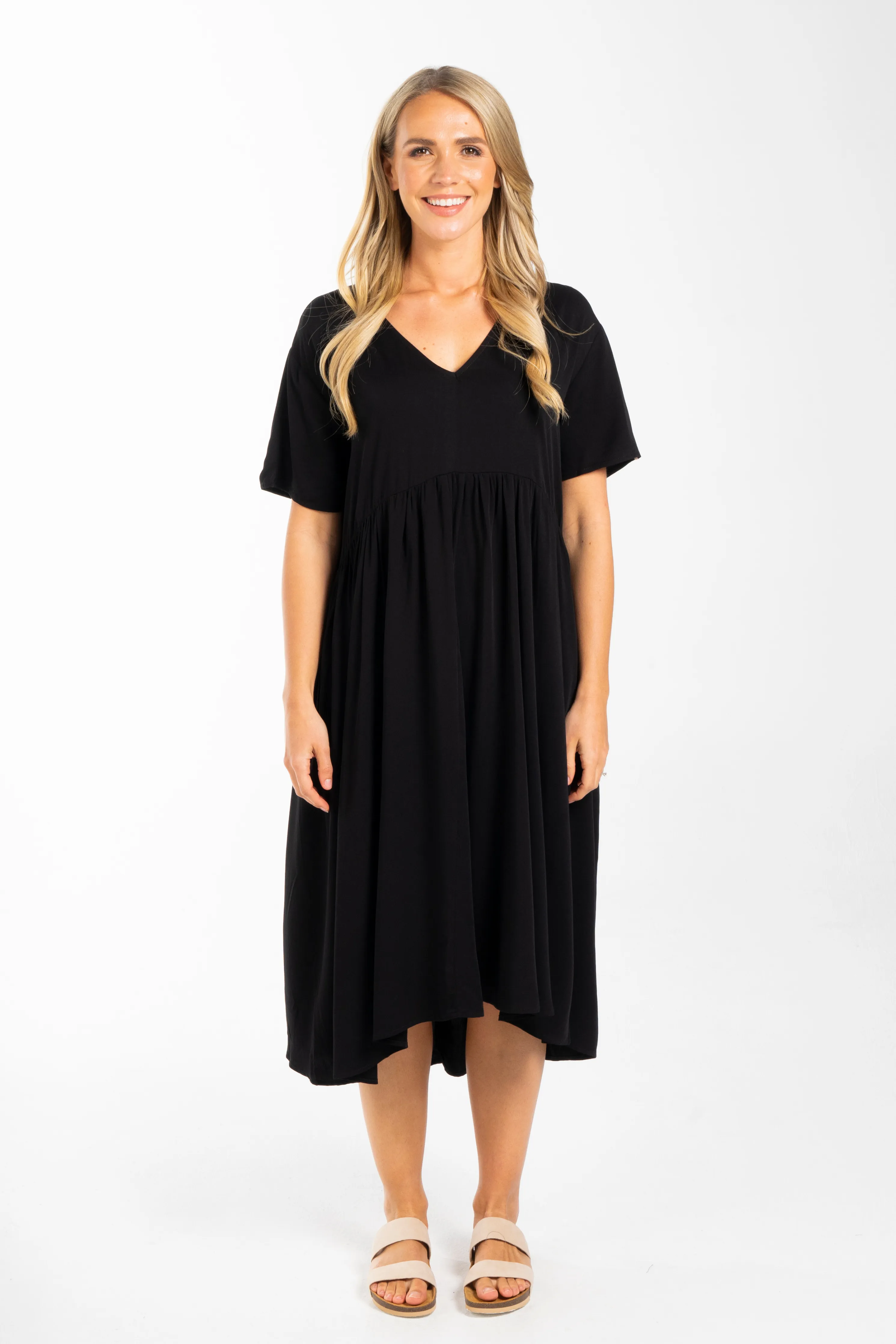 FINAL SALE Wander Dress in Black