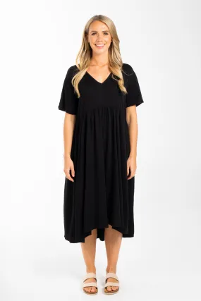 FINAL SALE Wander Dress in Black