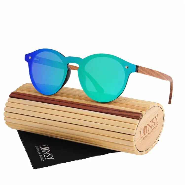 Funky Handmade Bamboo Multi-Colour Sunglasses for Women