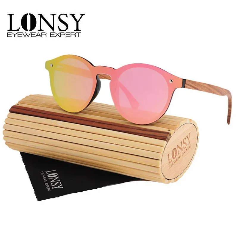 Funky Handmade Bamboo Multi-Colour Sunglasses for Women