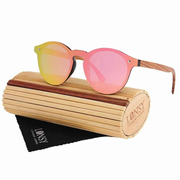 Funky Handmade Bamboo Multi-Colour Sunglasses for Women