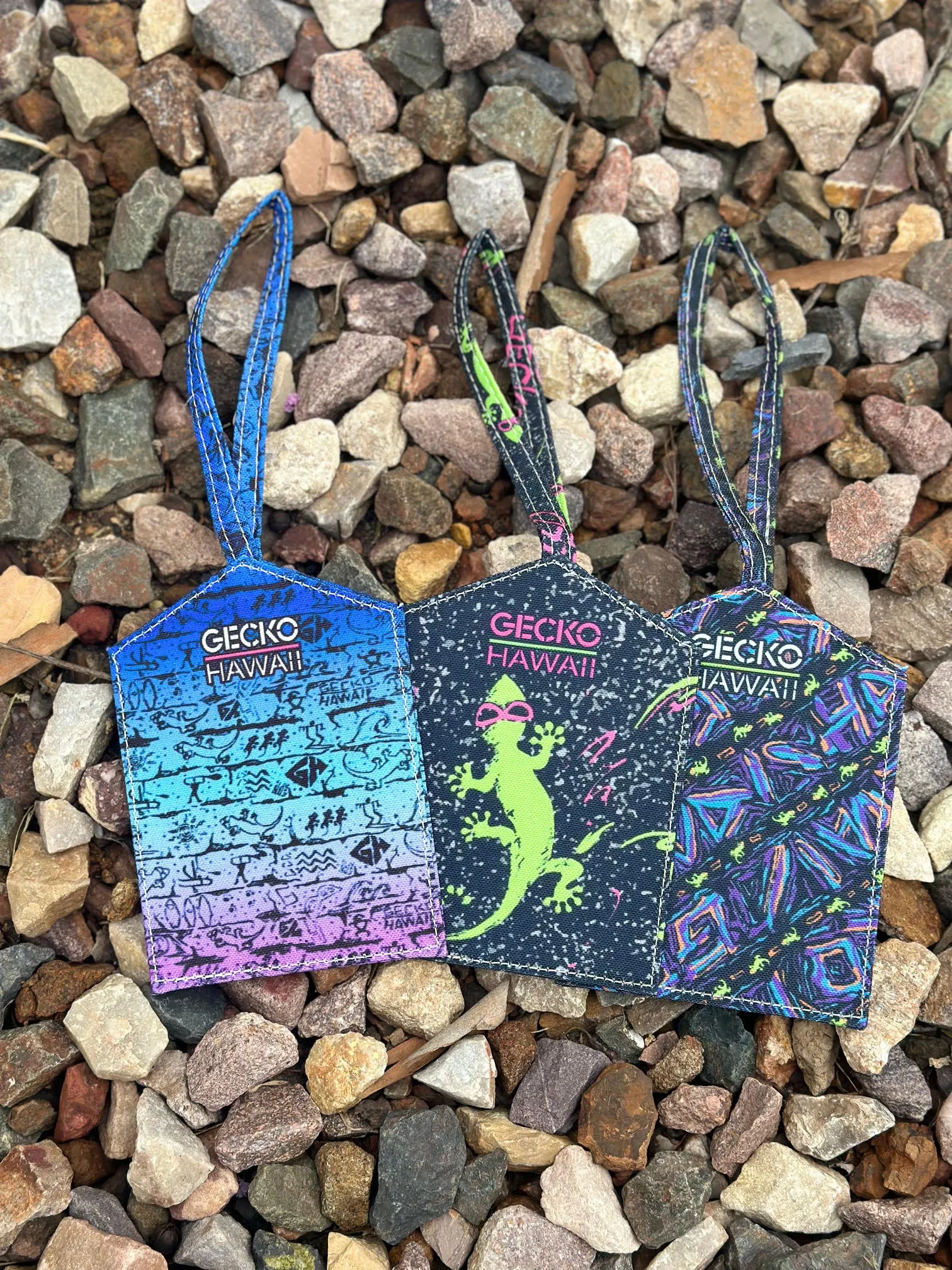 Gecko Hawaii Luggage Tags