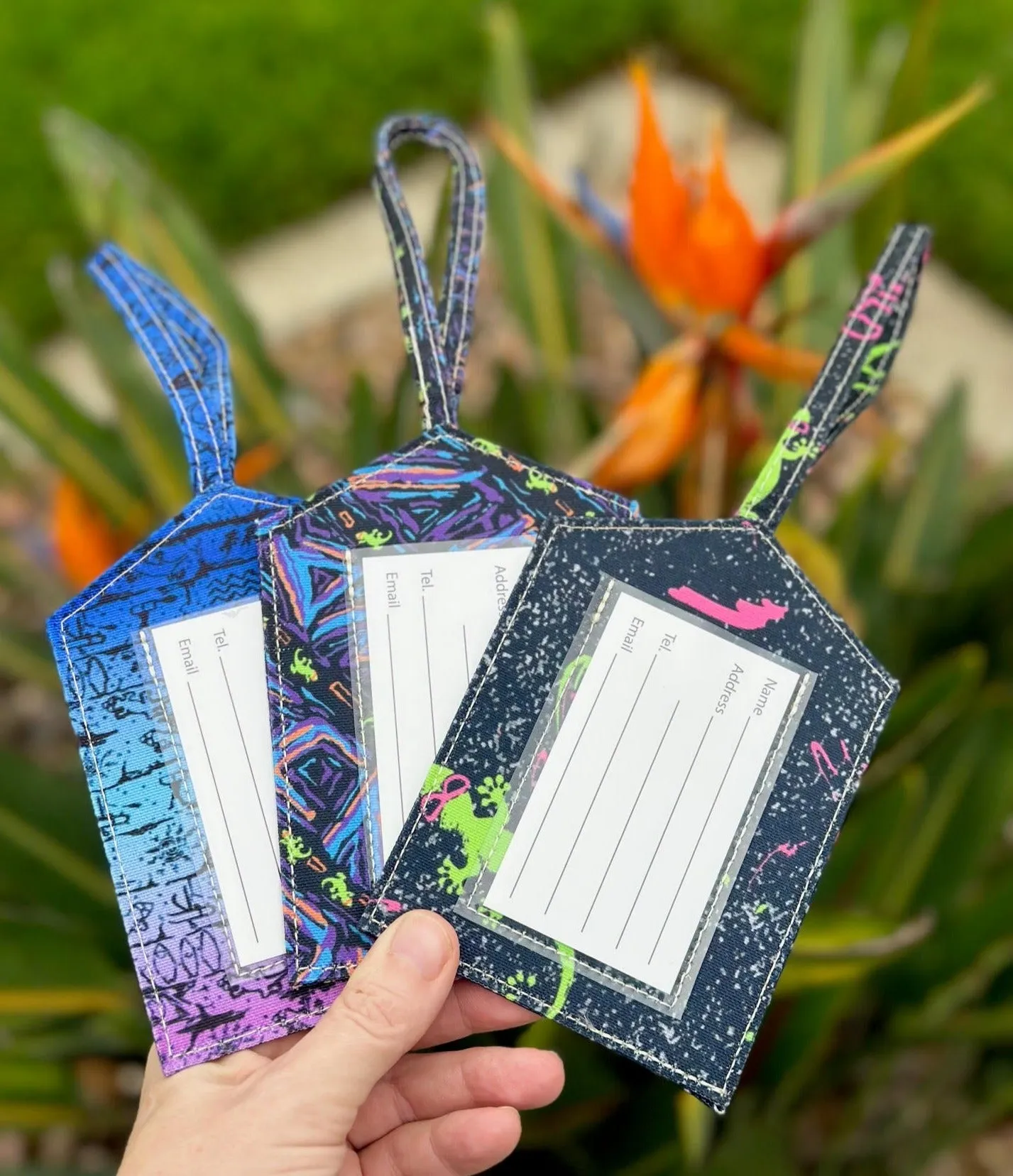 Gecko Hawaii Luggage Tags