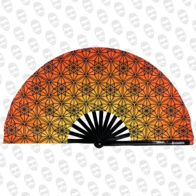 Geometric Sunset UV Fan