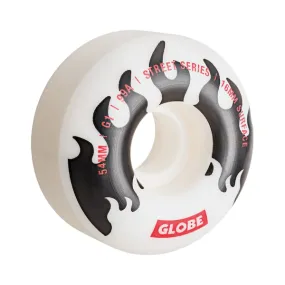 Globe G1 Street Wheel 54mm White/Black/Flames