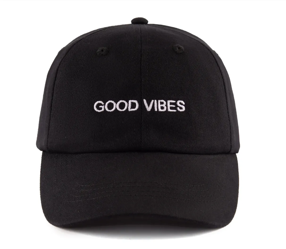 Good Vibes Cap - Black (Baby-Adults)