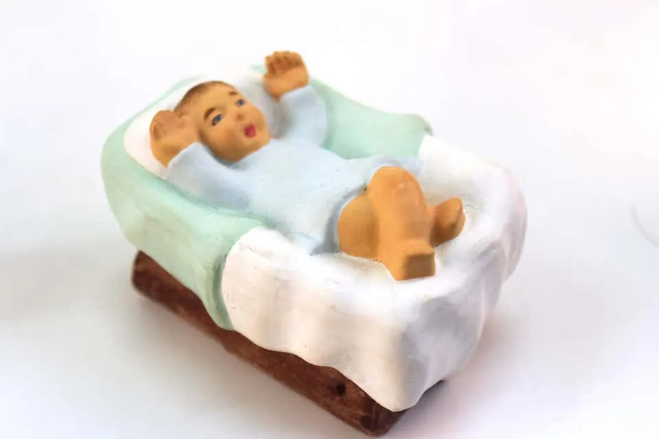 Hakata Wasaki Japanese Ceramic Nativity Scene Figurines