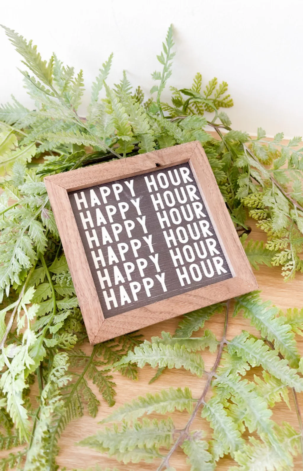 Happy Hour Black Sign