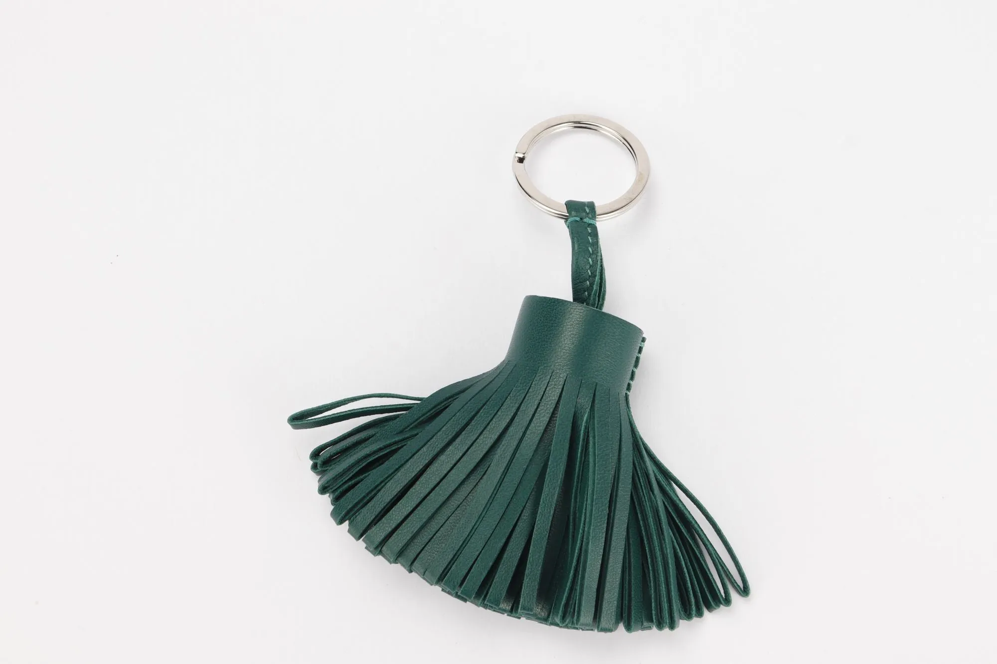 Hermes Carmen Key Chain, Malachite Color